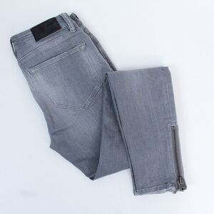 ALL SAINTS MAST Women Gray Low Rise Skinny Fit Stretch Jeans,  Size 27Wx28L